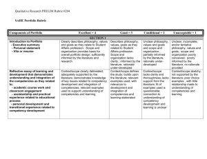 To demonstrate understanding of research, it is expected that the