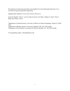 Development of nineteen polymorphic microsatellite loci in the