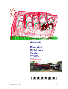 Our Mission - Riverview Children`s Center