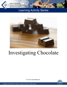 Chocolate Activity Guide