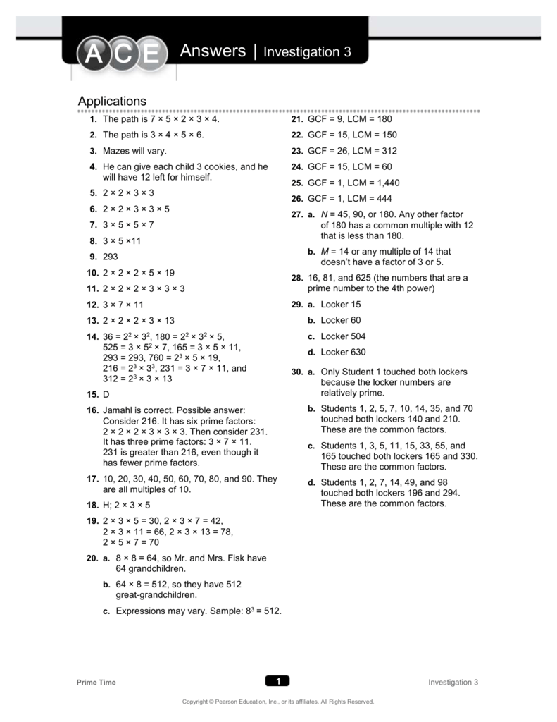 Say It With Symbols Investigation 1 Ace Answers