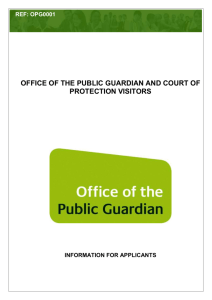 OFFICE OF THE PUBLIC GUARDIAN AND COURT OF