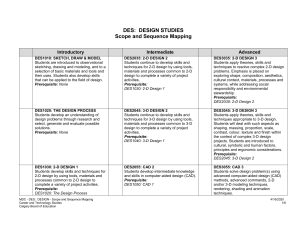 DES: Design Studies - Career and Technology Strategy