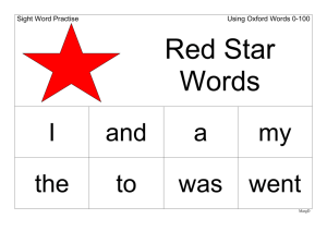 Star Words - MargD Teaching Posters
