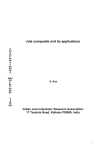 Jute composite and its applications