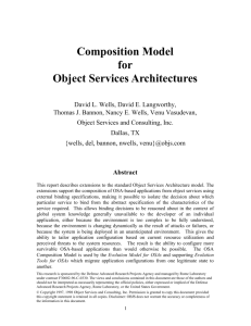 Composition Model - Object Services and Consulting, Inc.