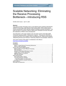 Eliminating the Receive Processing Bottleneck