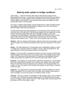 State-by-state update on bridge conditions and funds needed