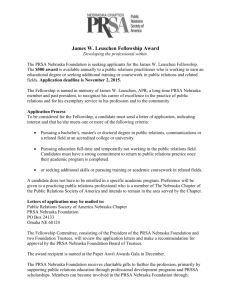 James W. Leuschen Fellowship Award