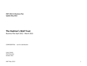 Hadrian`s Wall Heritage Ltd