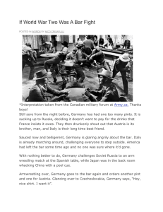 If World War Two Was A Bar Fight posted in WORDS by Nico