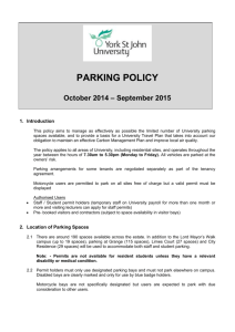 parking policy