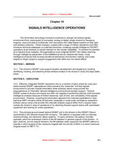 Chapter 10 - Signals Intelligence Operations