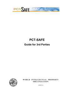 PCT-SAFE Guide for 3rd Parties v.1.0