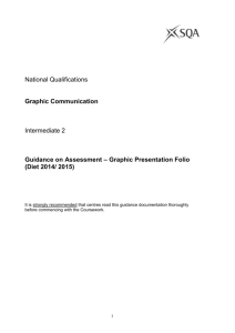 Guidance on Assessment – Graphic Presentation Folio