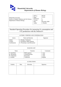 Indirect Calorimetry Omnical