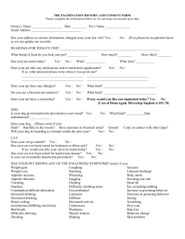 Consent Form for General Anesthesia