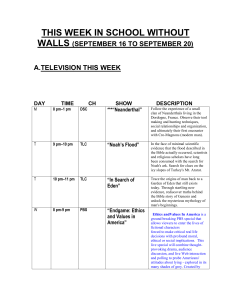 THIS WEEK IN SCHOOL WITHOUT WALLS (SEPTEMBER 16 TO