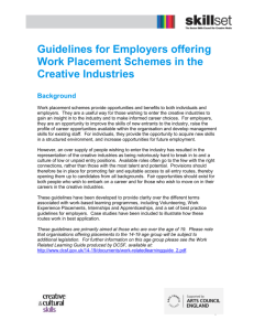 Code of Conduct for taking on graduate internships