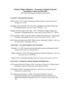 Fieldwork, Economic Theory, and Research on Institutions in