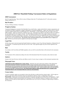 2008 Port Mansfield Fishing Tournament Rules & Regulations