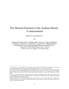 Arabian Shield: