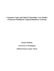 Fostering Global Citizenship in American Consumers: a Case Study