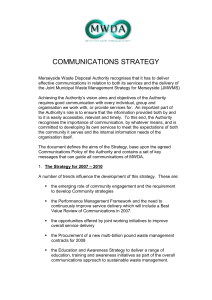 Communications Strategy Appendix 1
