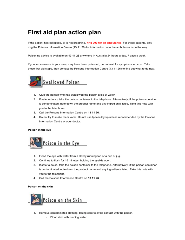 first aid business plan