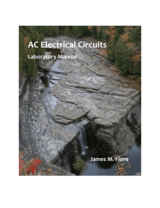 Laboratory Manual for AC Electrical Circuits