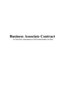 Business Associate Contract