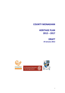 Draft Monaghan Heritage Plan 2012-2017
