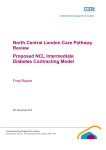 NCL care pathway review - London Health Programmes