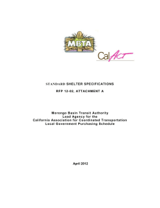 Technical Specifications - Morongo Basin Transit Authority