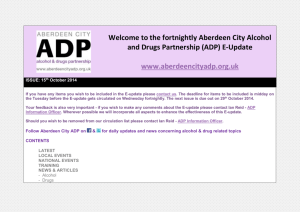 ADP-E-update-15-10-14 - Aberdeen City Alcohol and Drugs