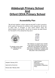 Accessibility Plan February 2015