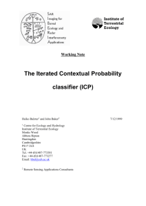 Baker-Balzter Iterative Conditional Probability Classifier