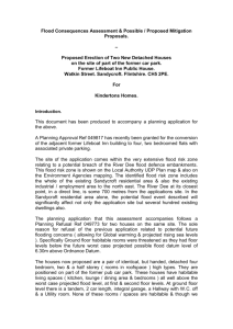 Flood Consequences Assessment & Possible / Proposed Mitigation