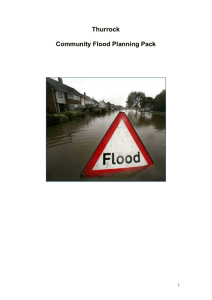 Thurrock Community Flood Planning Pack and