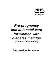 Pre-Pregnancy And Antenatal Care For Women