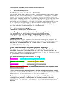 Integrating grammar into our IELTS syllabuses