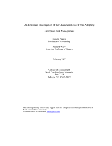 An Empirical Investigation of the Characteristics of Firms Hiring