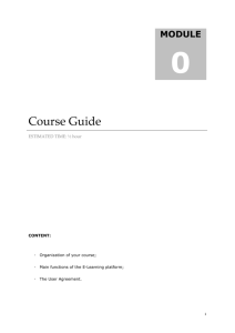 Course Guide - ECampus - World Trade Organization