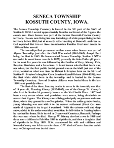 History - Kossuth Co Genealogical Society