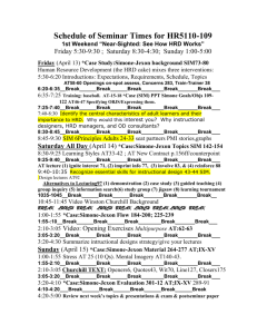 Norman Schedule and Grading