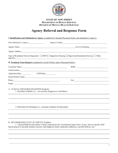 Agency Referral and Response Form