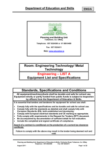 Room: Engineering/Metal Technology - Engineering -