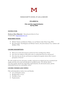 course requirements - Massachusetts School of Law