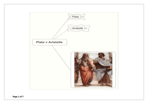Plato v Aristotle - Oxford Books Online
