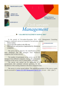 Newsletter "Civil Servants` Management" nr. 2